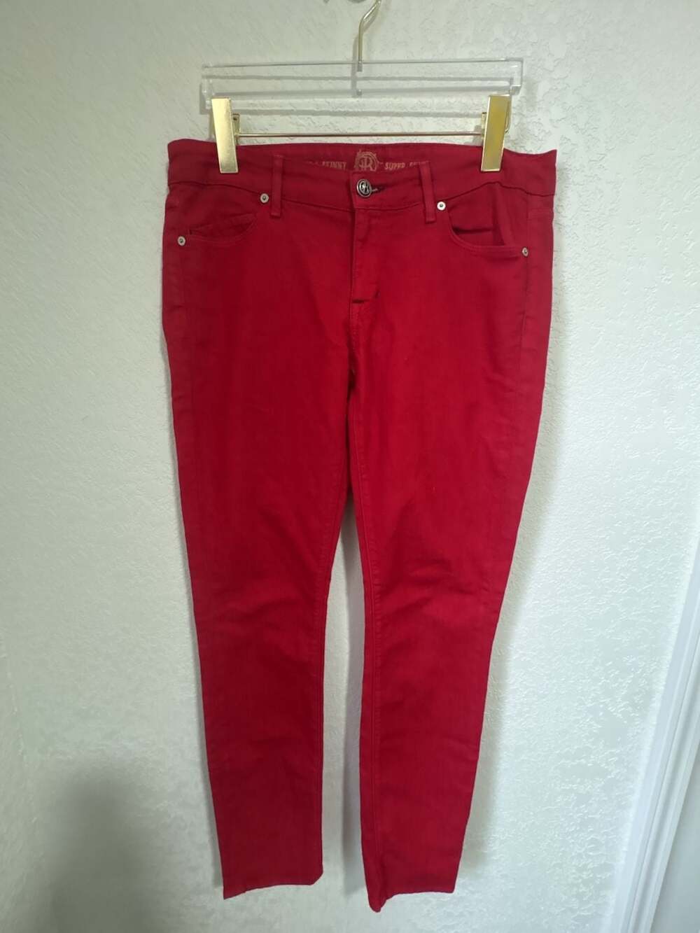 Rich & Skinny Super Skinny Jeans Size 29 Red
